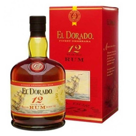 Ром El Dorado Dark ет витримки подарункова упаковка 0,7л 40%