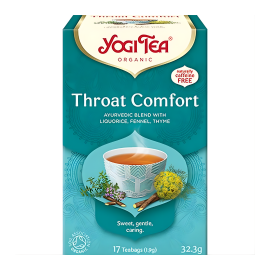 Чай травяной со специями Комфорт для горла органический, Yogi Tea, 32,3г