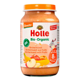 Детское питание Мюсли с фруктами пюре органическое (с 8 месяцев) Holle 220 г