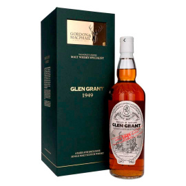 Виски односолодовый винтажный Glen Grant Rare Vintage Gordon & MacPhail 1949 подарочная коробка 0,7л 40%