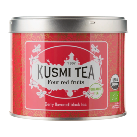 Чай черный Четыре Красных Фрукта органический, Kusmi Tea, 100г