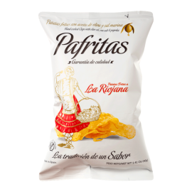 Чипсы картофельные Риоха с копченой паприкой Pafritas 40 г