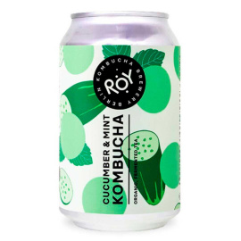 Комбуча Огурец и Мята органическая ROY Kombucha 330мл