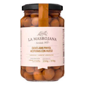 Оливки с косточкой Арбекина La Masrojana 370г