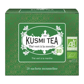 Чай зеленый Мята органический, Kusmi Tea, 20х2г
