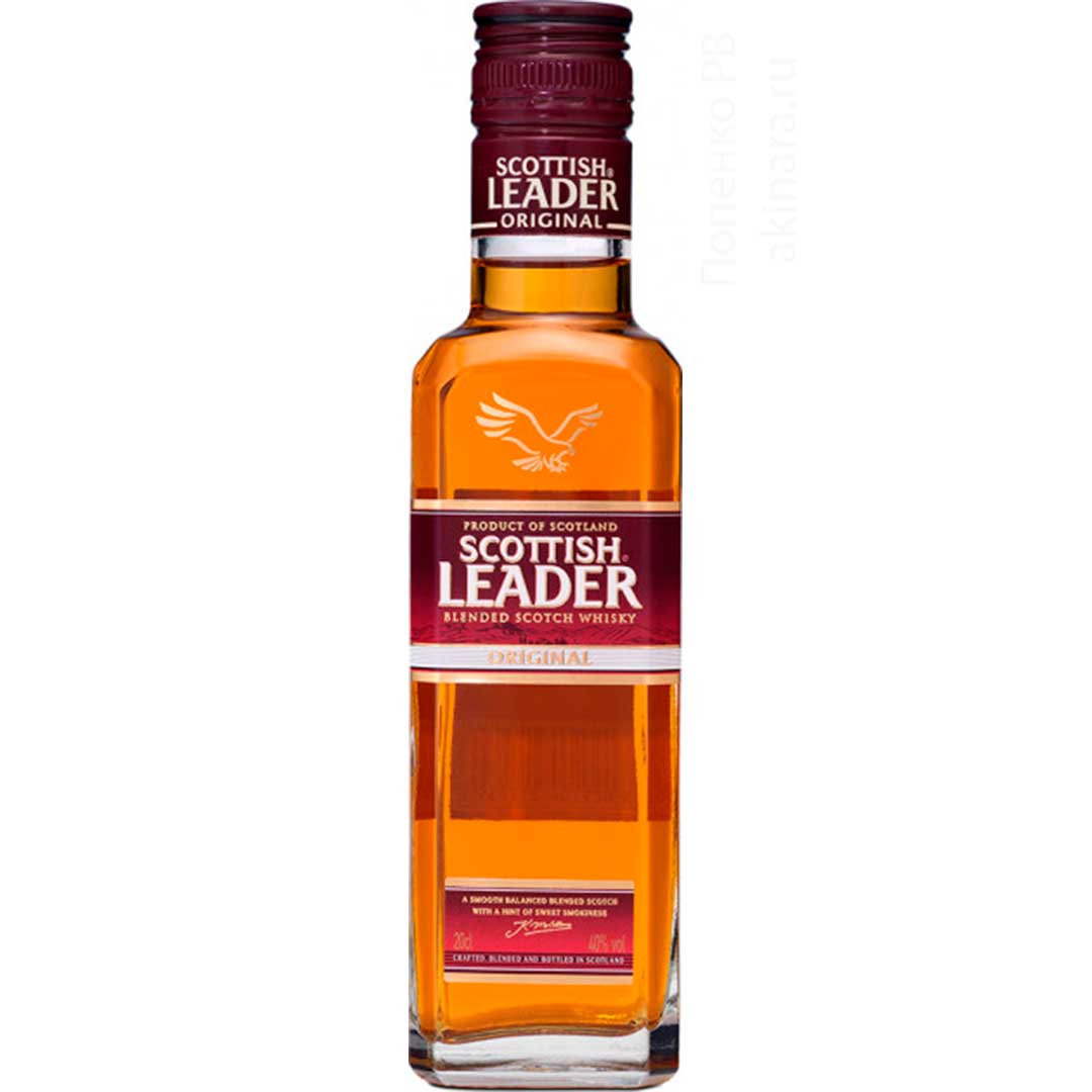 Виски Scottish Leader Original 0,2 л 40%