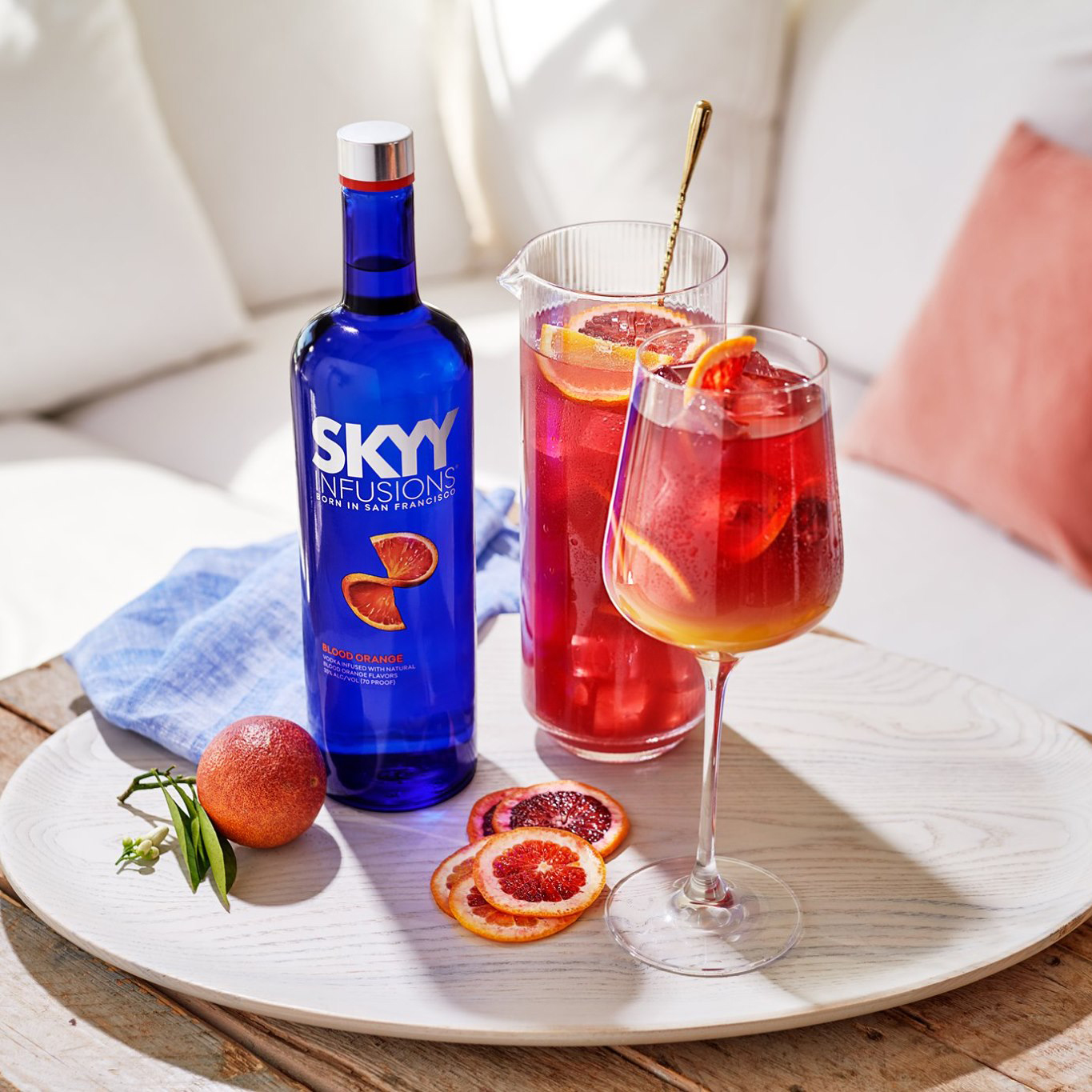 Водка SKYY Infusions Красный апельсин 0,75л 35% в Украине