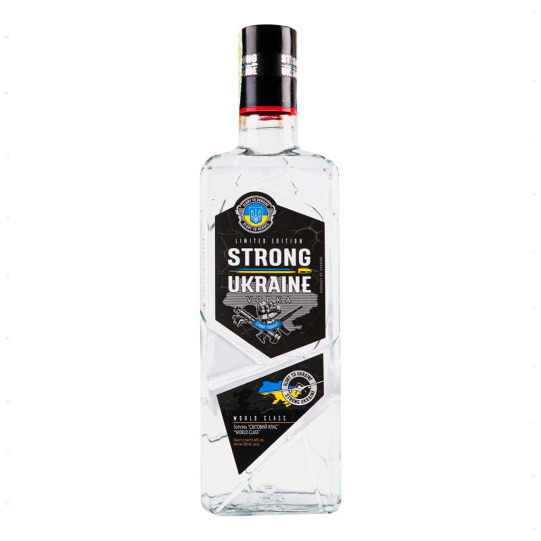 Водка World Сlass Strong Ukraine 0,5л 40%