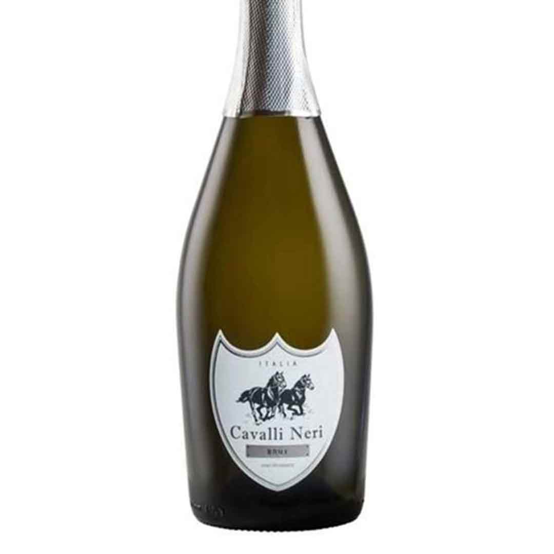 Вино игристое Cavalli Neri Bianco Spumante Brut белое брют 0,75л 10% купить