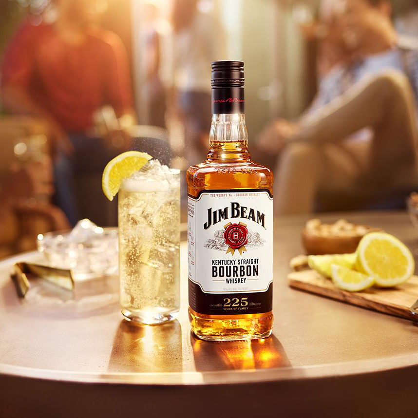 Виски Jim Beam White 0,7л 40% + 4 Royal Club Tonic в Украине