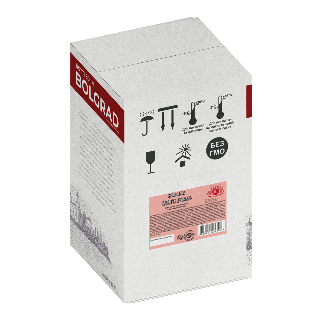 Напиток винный Болград Кардиал Шато Рояль красный 10л 9-12% купить