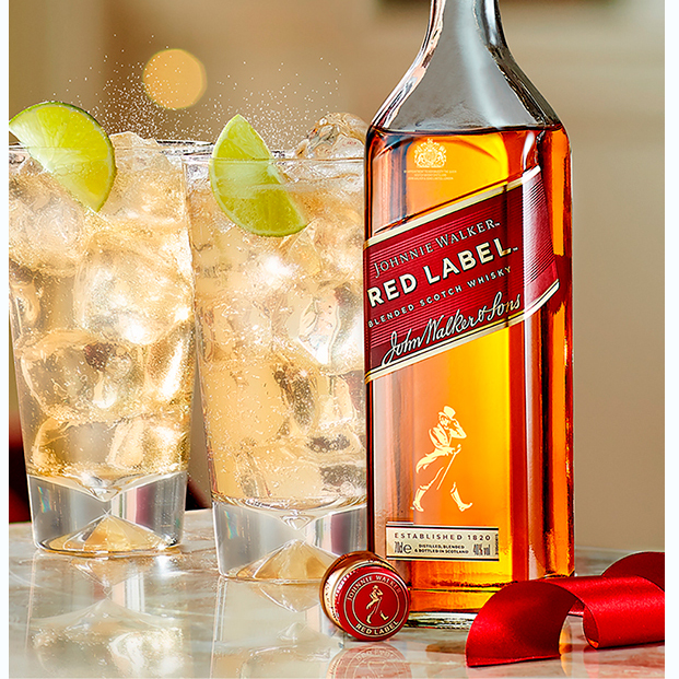 Виски Johnnie Walker Red Label выдержка 4 года 1 л 40% в Украине