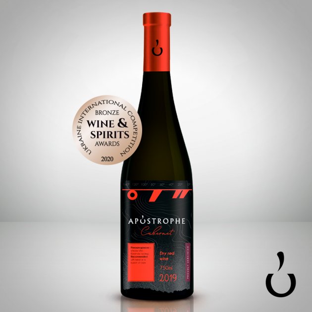 Вино Apostrophe Cabernet красное сухое 0,75л 9,5–14% купить