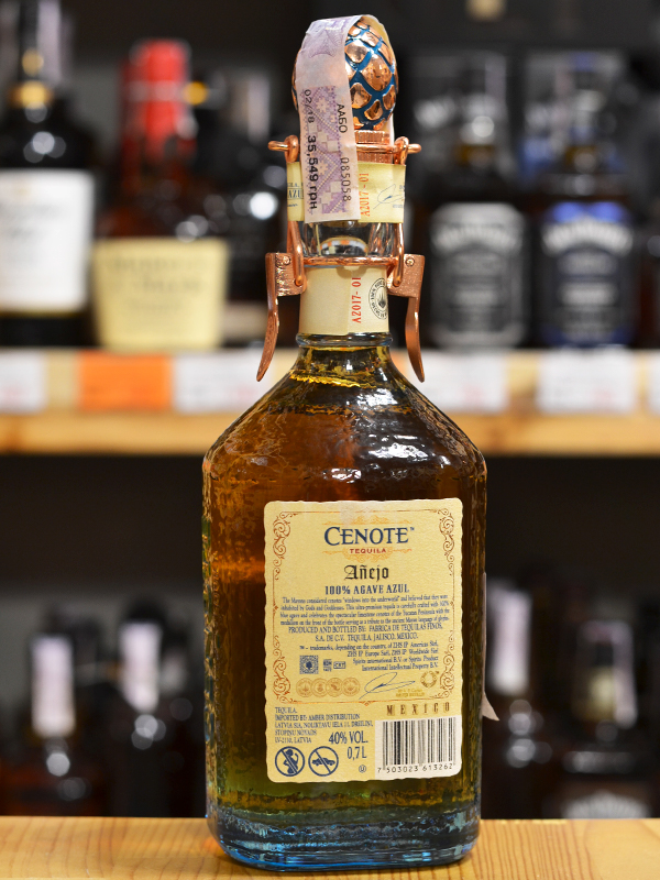 Текіла Cenote Anejo 0,7л 40% купити