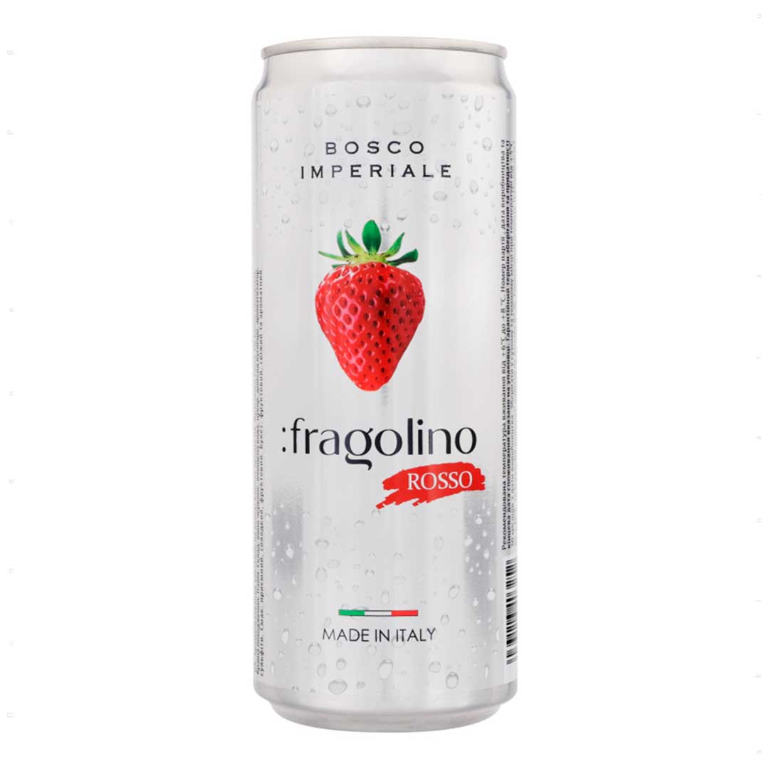 Напиток Ciao Fragolino игристый на основе красного вина 0,33л 7%