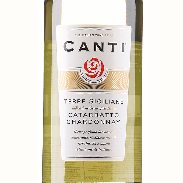Вино Canti Catarratto Chardonnay Terre Siciliane сухе біле 0,75л 12% купити