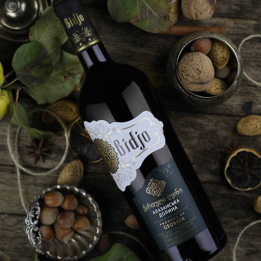 Вино Bidjo Алазанская долина красное полусладкое 0,75л 11-13% купить