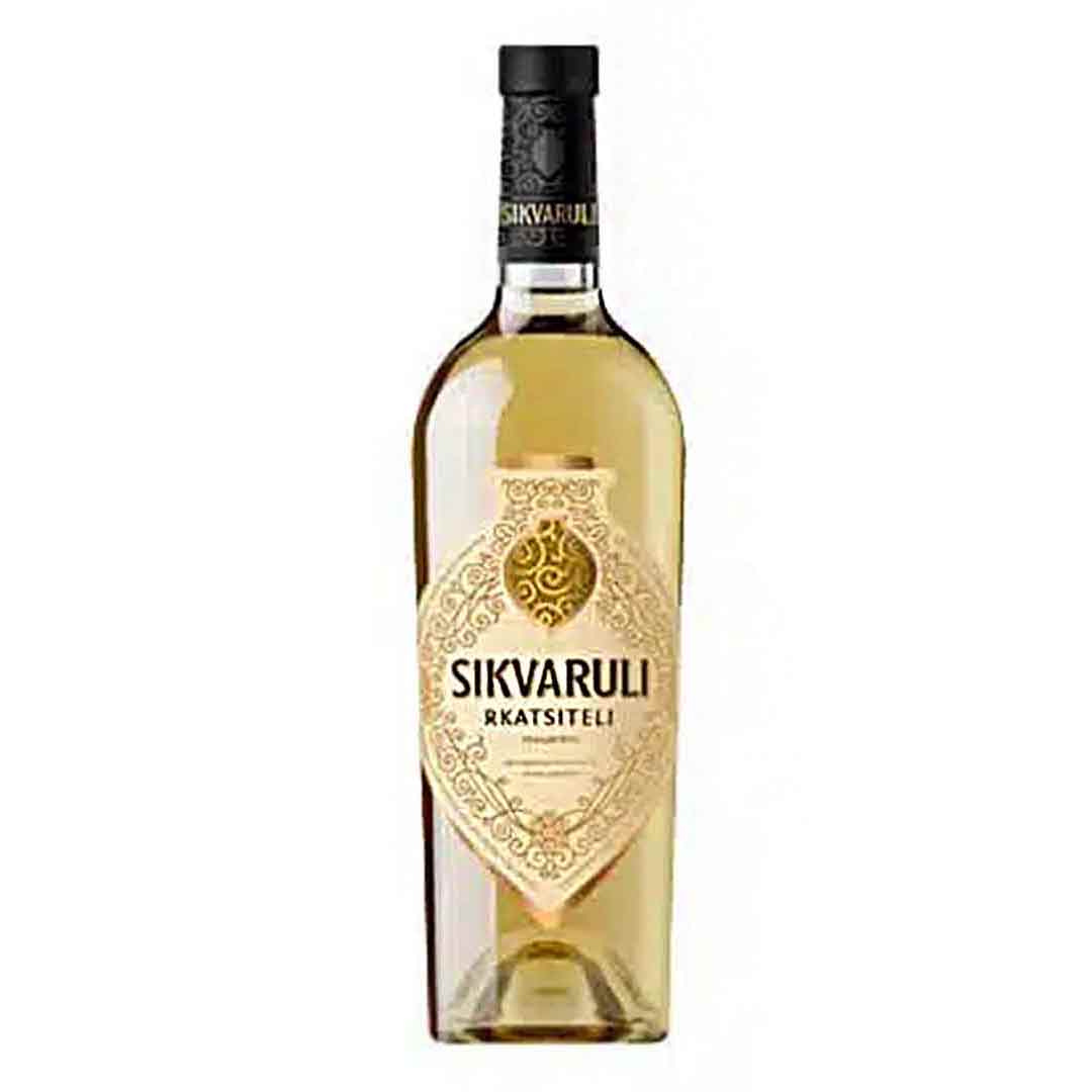 Вино Sikvaruli Ркацители ординарне столове біле сухе 0,75л 10,5-12%