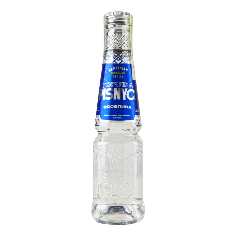 Водка Pisnya Рэ 0,2л 40%