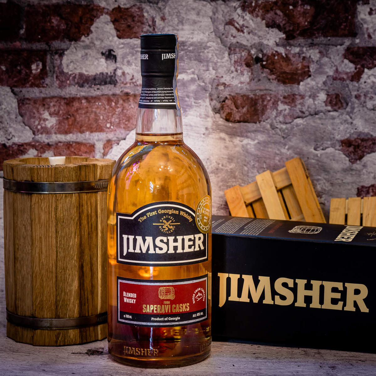 Виски Jimsher Saperavi Cask 0,7л 40% купить