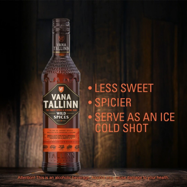 Ликер Старый Таллинн Vana Tallinn Wild Spices 0,5л 35% купить
