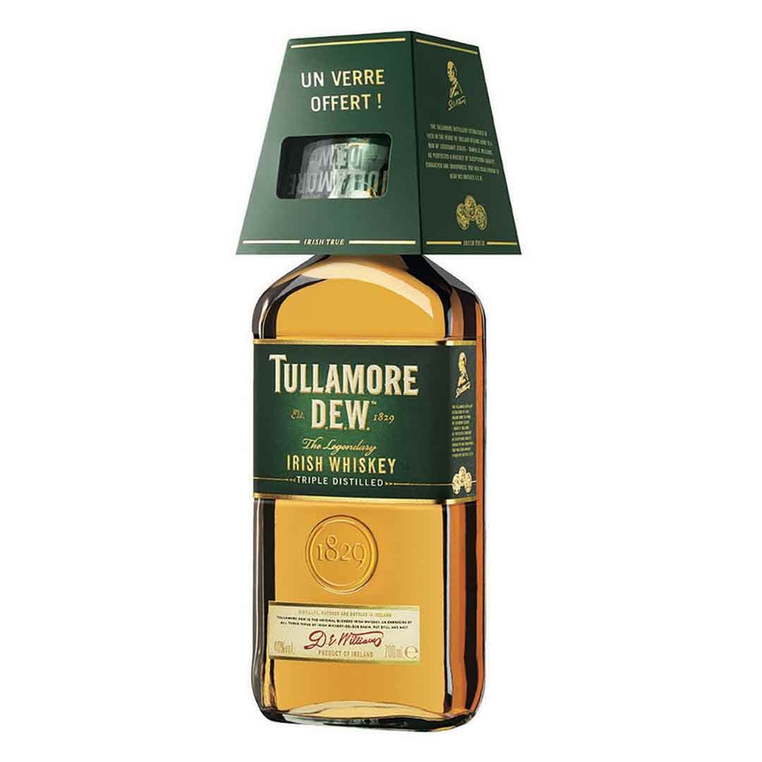 Виски бленд Tullamore Dew Original 0,7л +1 бокал сувенирный набор
