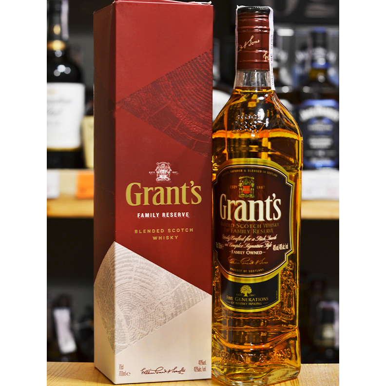 Виски бленд Grant's The Family Reserve 0,7л 40% в подарочной коробке купить