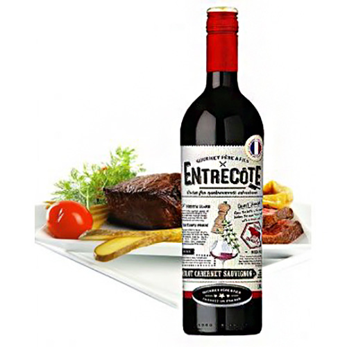 Вино Gourmet Pere &amp; Fils Entrecote красное полусухое 0,75л 13,5% купить