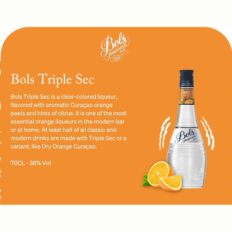 Ликер Bols Triple Sec 0,7л 38% купить