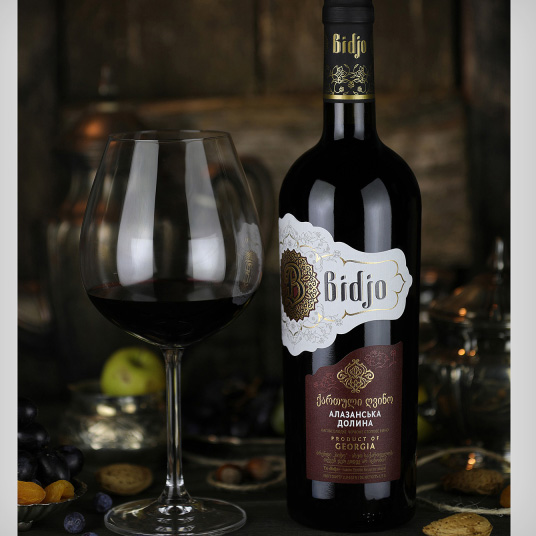 Вино Bidjo Алазанская долина красное полусладкое 0,75л 11-13% купить