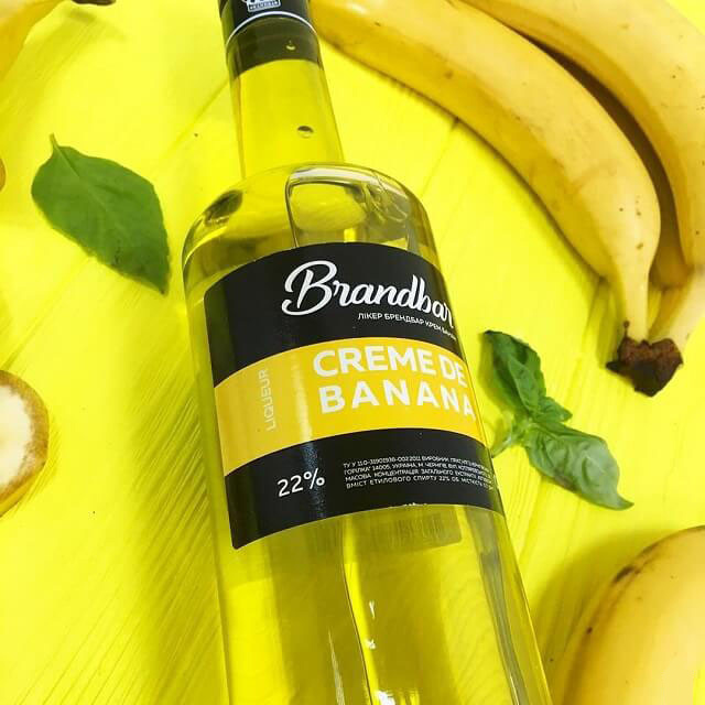 Ликер крем Brandbar Crème de Banana 0,7л 22% купить
