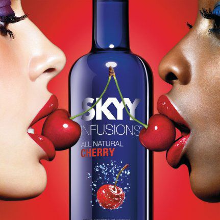 Горілка SKYY Infusions Вишня 0,75л 35% в Україні
