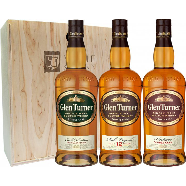 Виски Glen Turner Rum Cask Finish 0,7 л 40% в подарочной упаковке купить