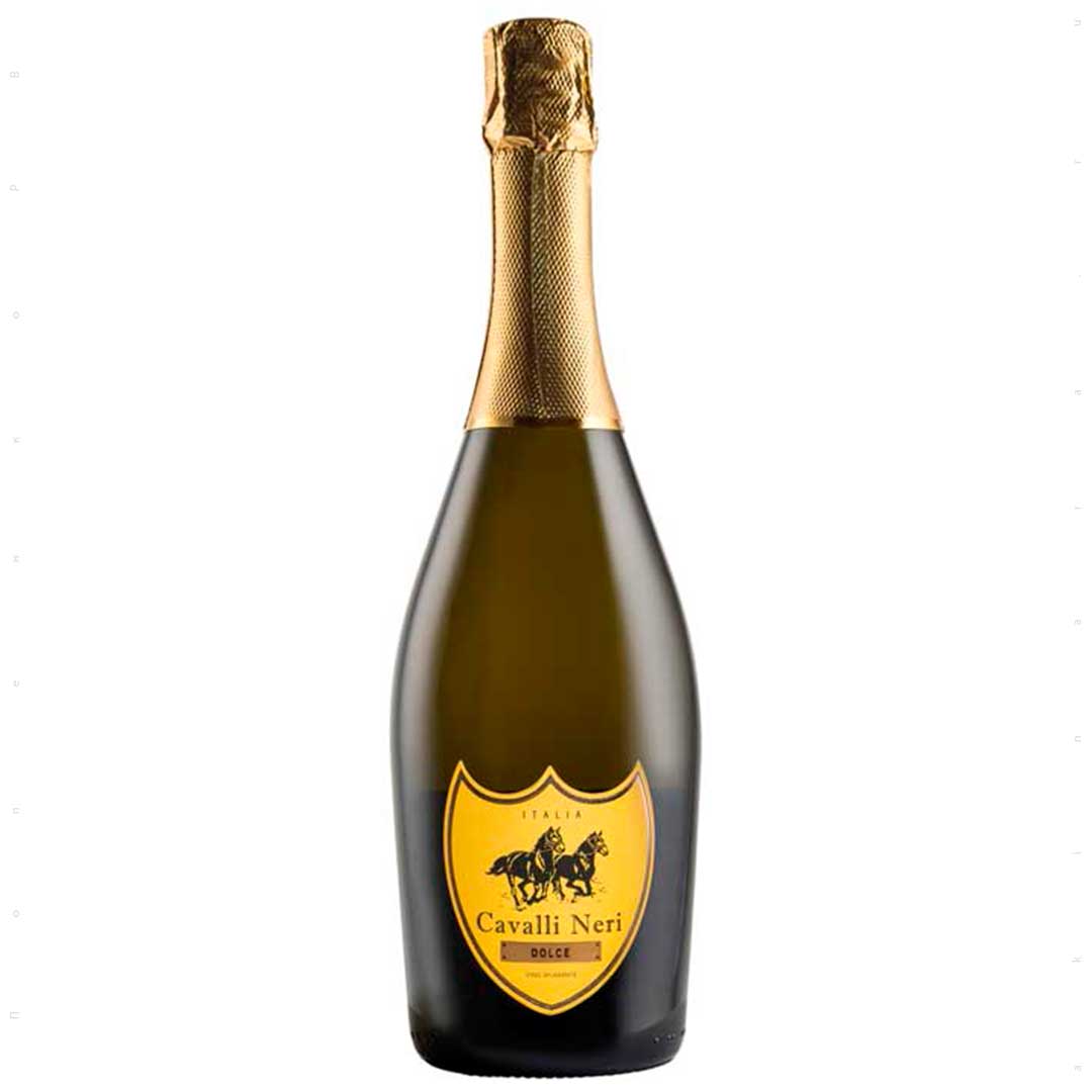 Вино ігристе Cavalli Neri Bianco Spumante Brut біле брют 0,75л 10%
