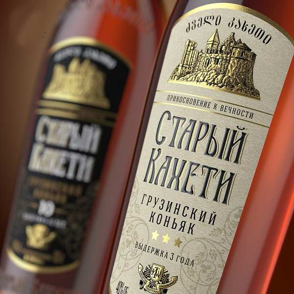 Бренди Старый Кахети 3 года выдержки 0,5л 40% купить