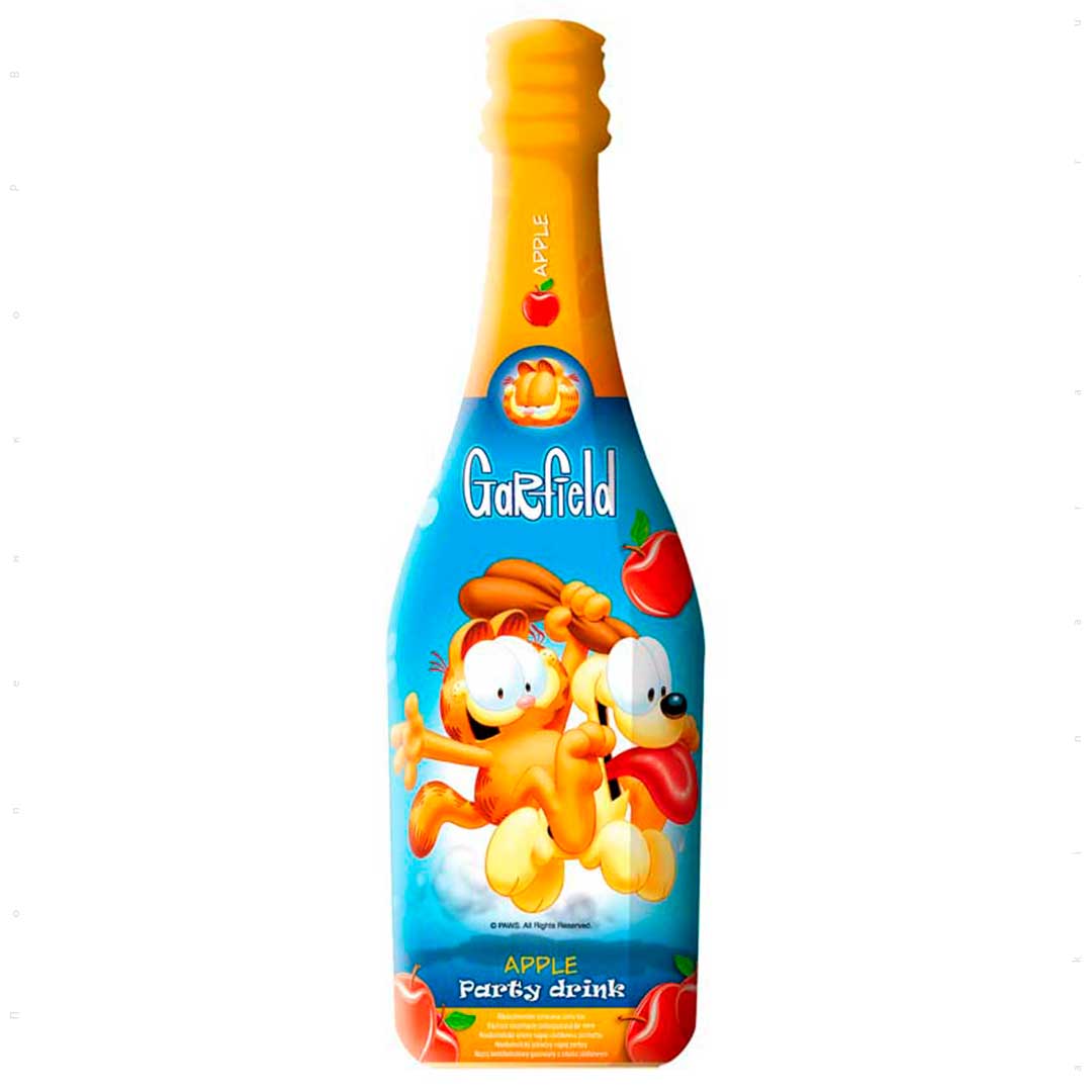 Детское шампанское Royal Sekt Garfield безалкогольное со вкусом яблока 0,75л 0%