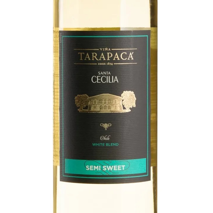 Вино Tarapaca Santa Cecilia Semi Sweet White біле напівсолодке 0,75л 10,5% купити
