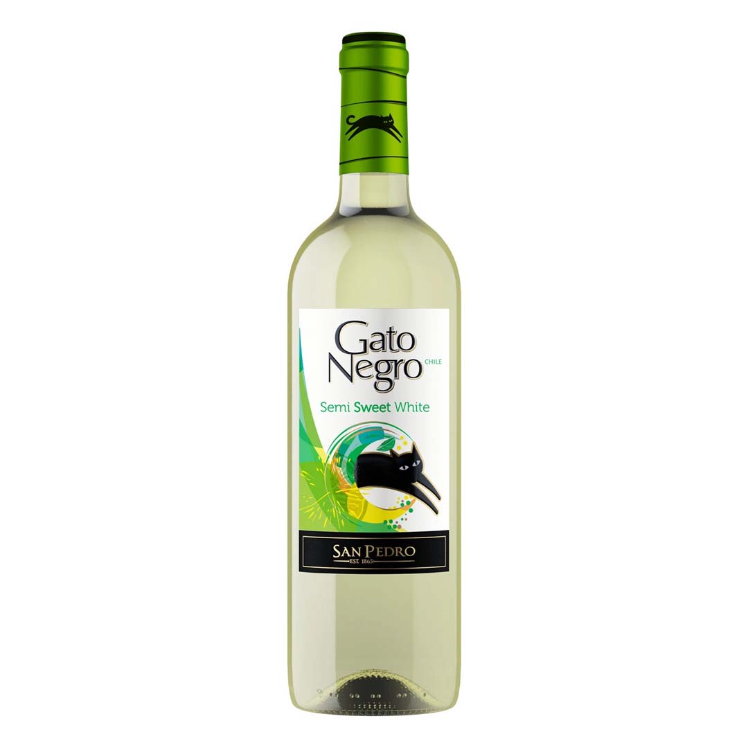 Вино Gato Negro San Pedro Pinot Grigio белое полусладкое 0,75л 12%