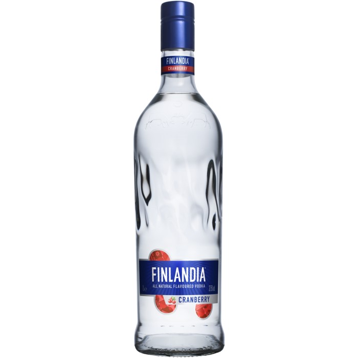 Водка Finlandia Клюква 1л 37,5%