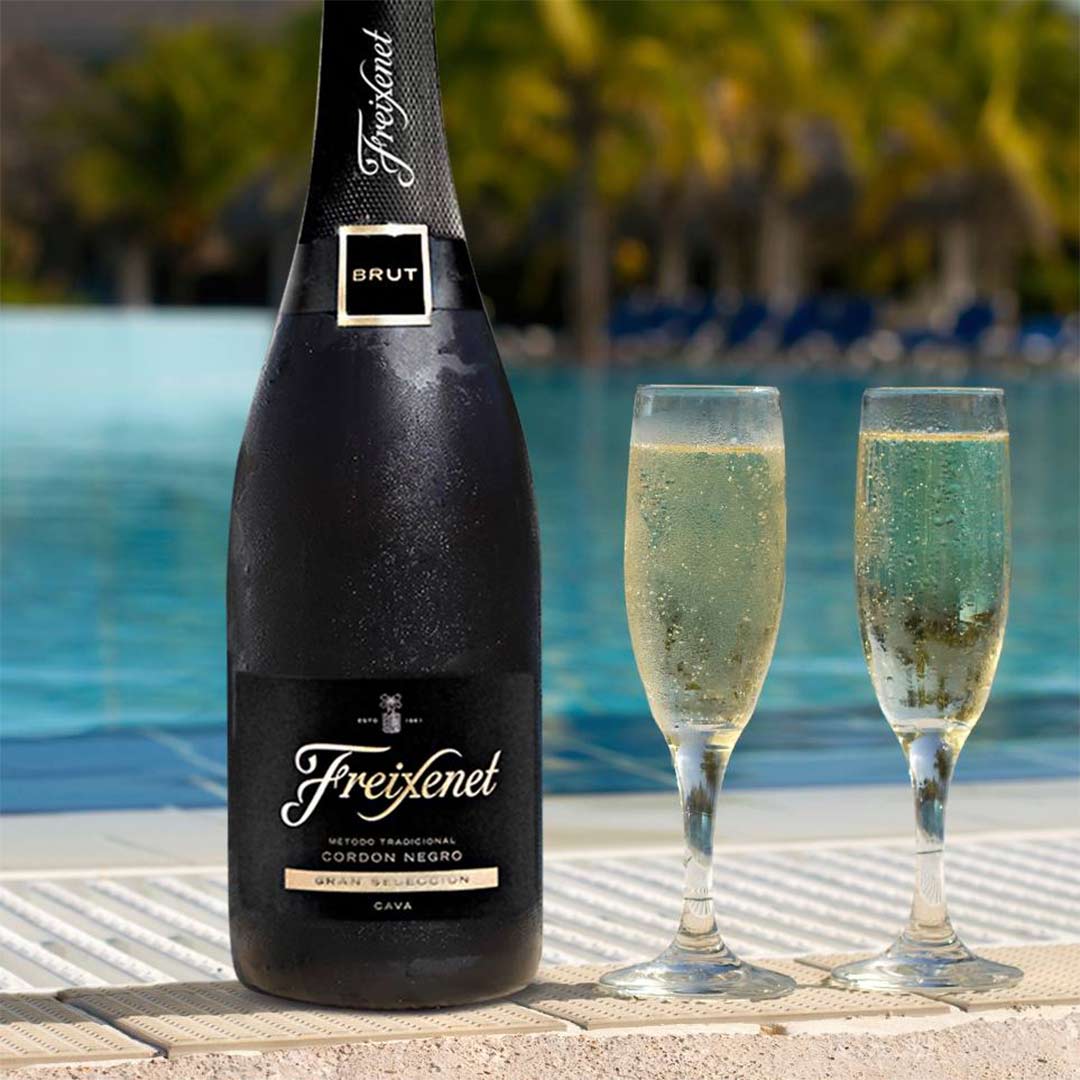Вино игристое Freixenet Cava Cordon Negro белое брют 0,75л 11,5% купить