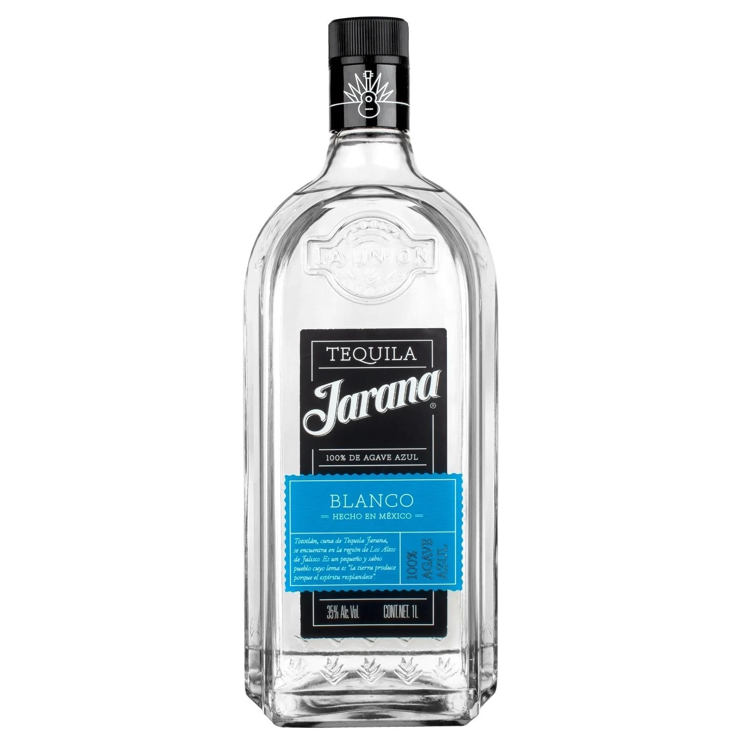 Текила Jarana Blanco 100% голубая агава 1л 35%