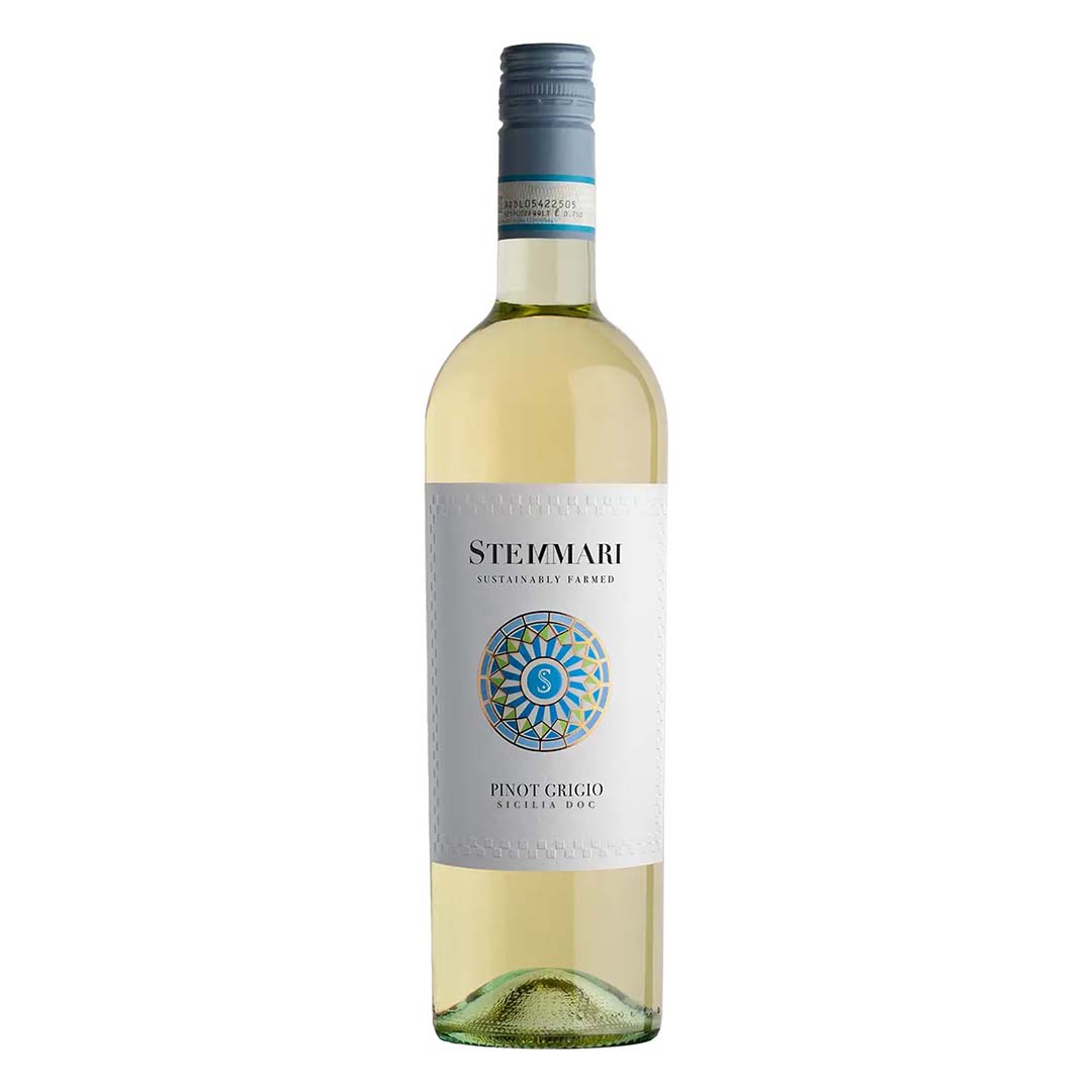 Вино Stemmari Pinot Grigio белое сухое 0,75л 13%