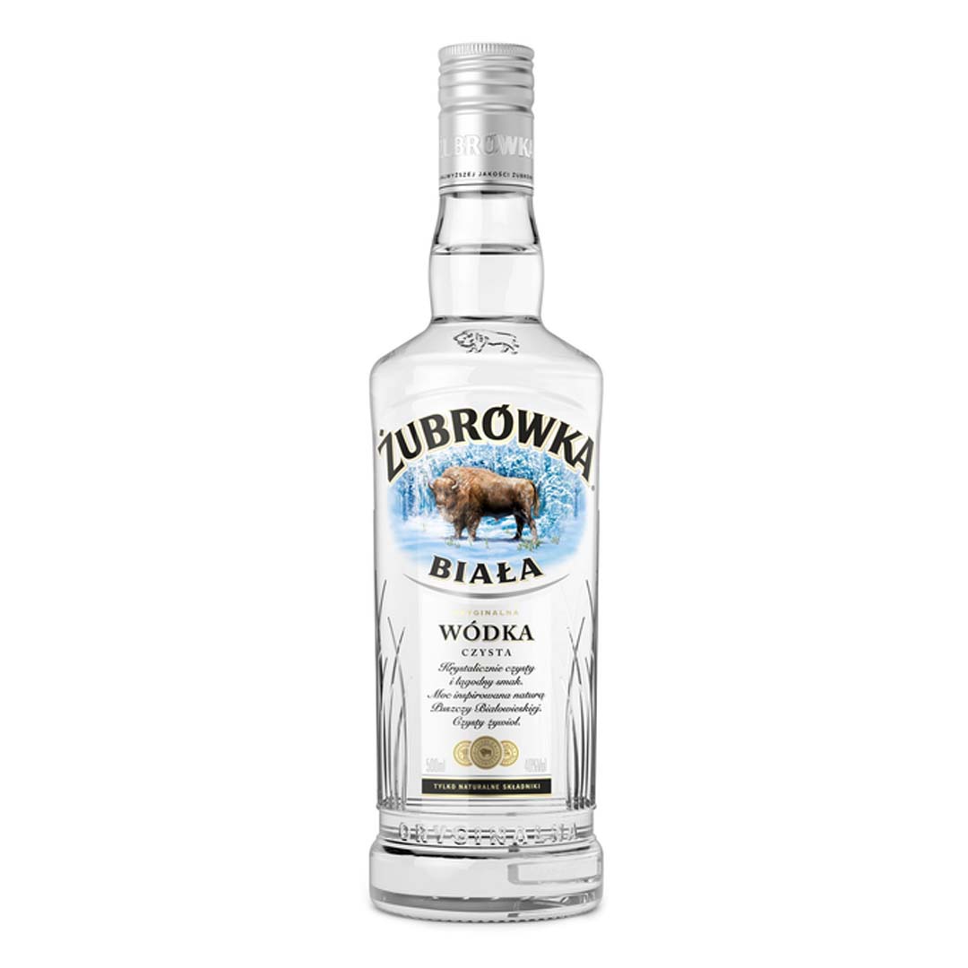 Водка Zubrowka Biala 0,5л 40%