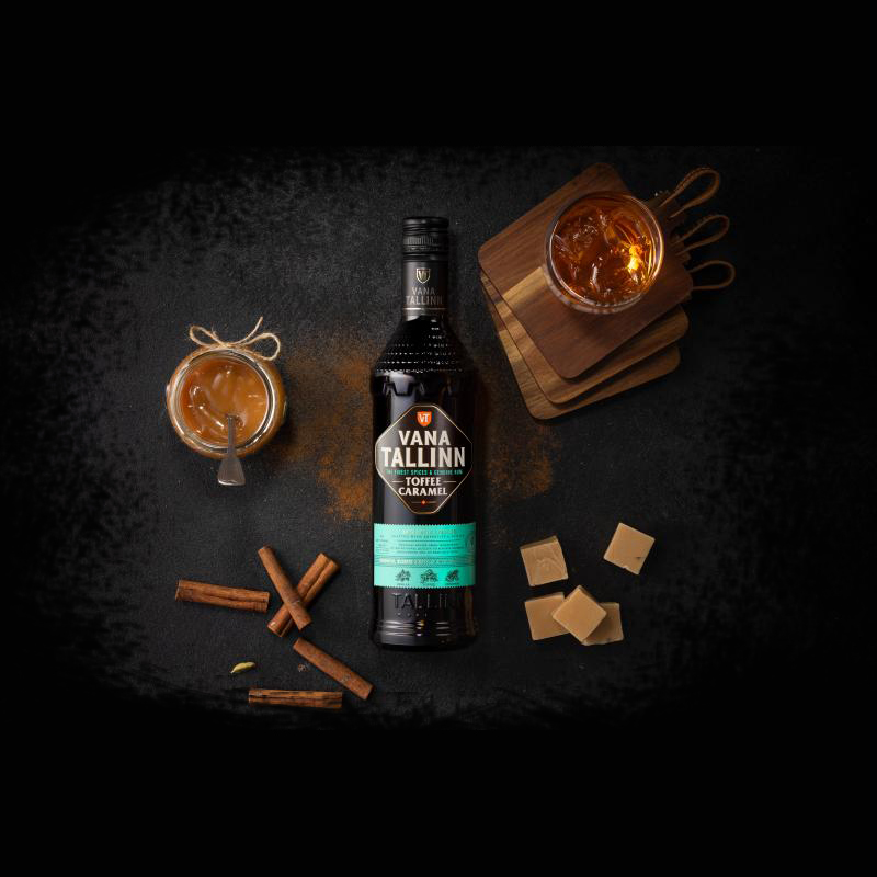 Ликер Старый Таллинн Vana Tallinn Toffee Caramel 0,05л 35% в Украине