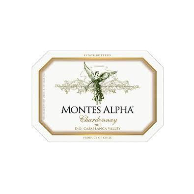 Вино Montes Alpha Chardonnay белое сухое 0,75л 13,5% в Украине