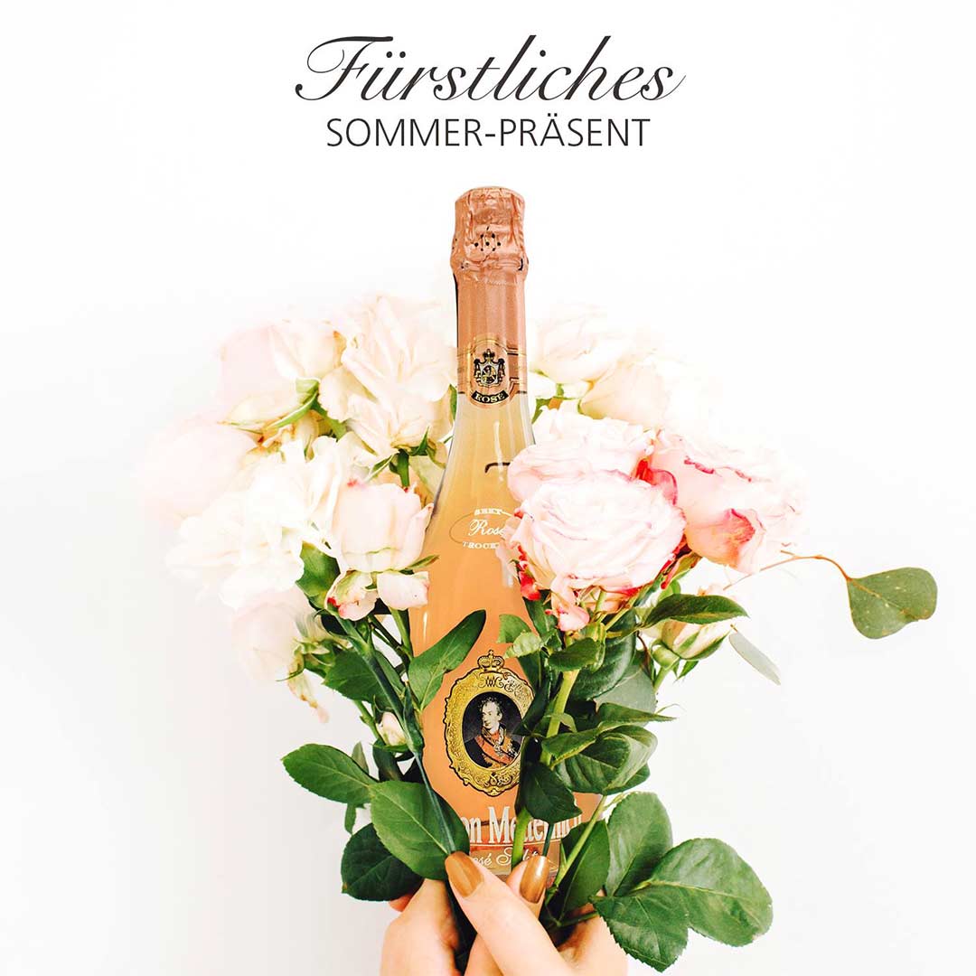 Вино игристое Furst von Metternich Rose сухое 0,75л 12% купить