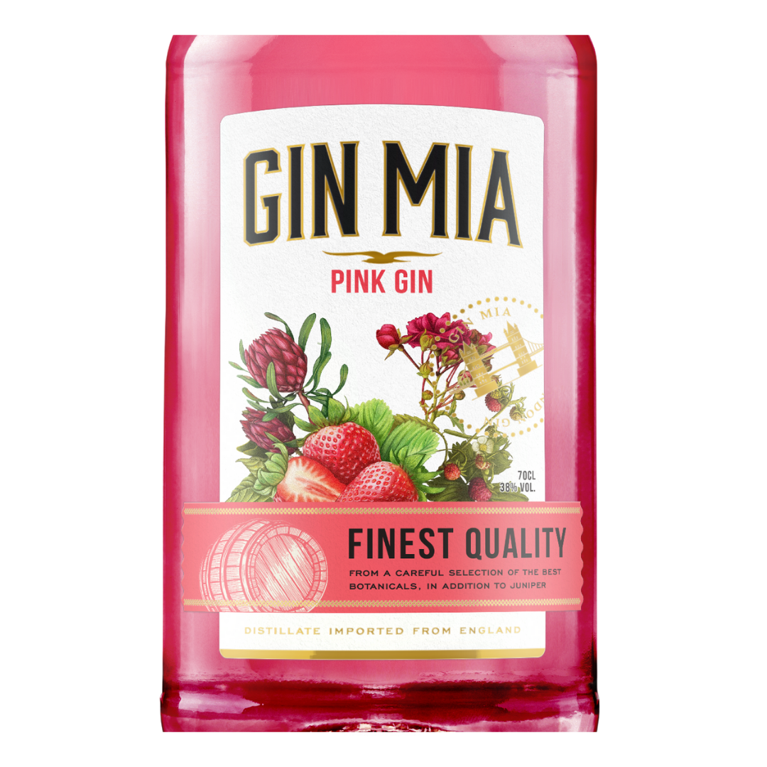 Джин Gin Mia Клубника 0,7л 38% купить
