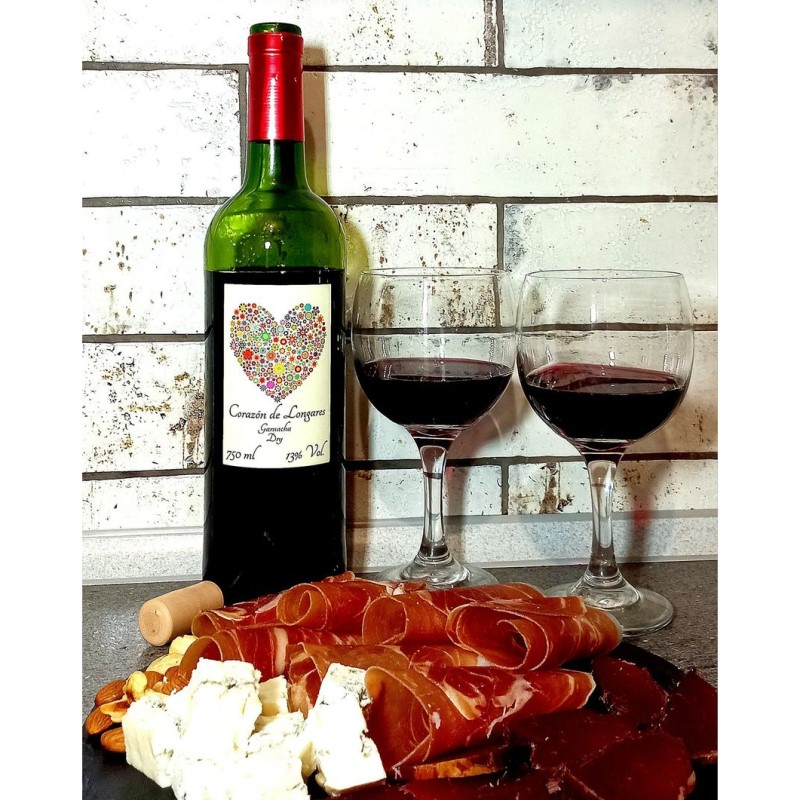 Вино Сorazon de Longares Garnacha Dry красное сухое 0,75л 13% купить