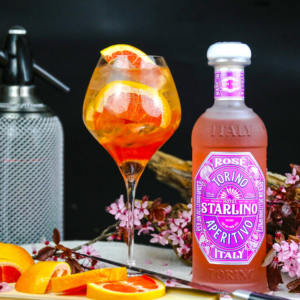 Аперитив итальянский Hotel Starlino Rose Pink Aperitivo 0,75л 17% купить