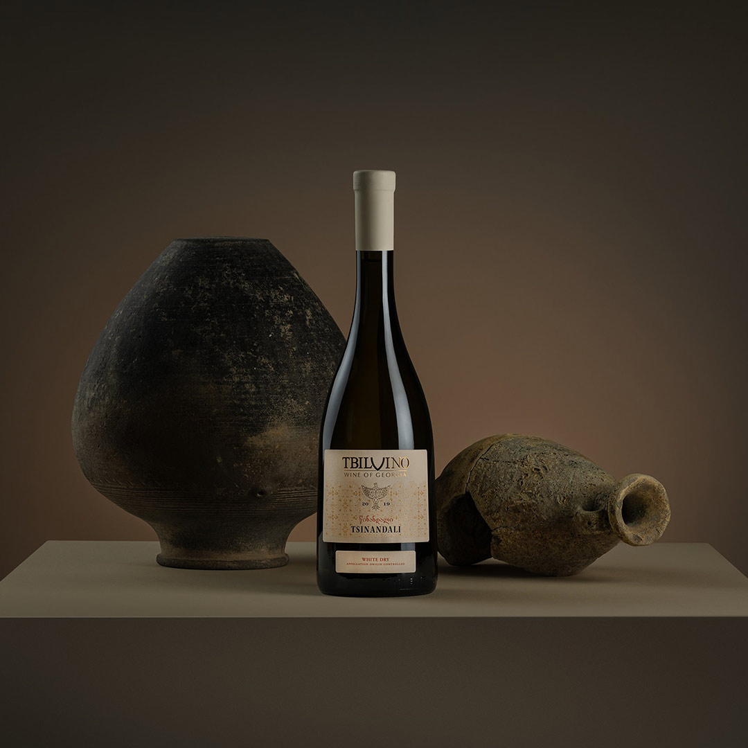 Вино Tbilvino Tsinandali біле сухе 0,75л 12,5% купити